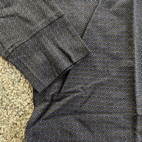 Good Man Brand Navy Tic Toc Dress Shirt - Size Large - Picture 2 of 5